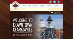 Desktop Screenshot of historicdowntownclarksville.org